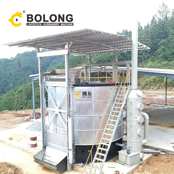 China chicken poop compost tank for farm use